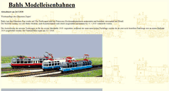 Desktop Screenshot of lokomotiven-bahls.de