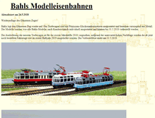 Tablet Screenshot of lokomotiven-bahls.de